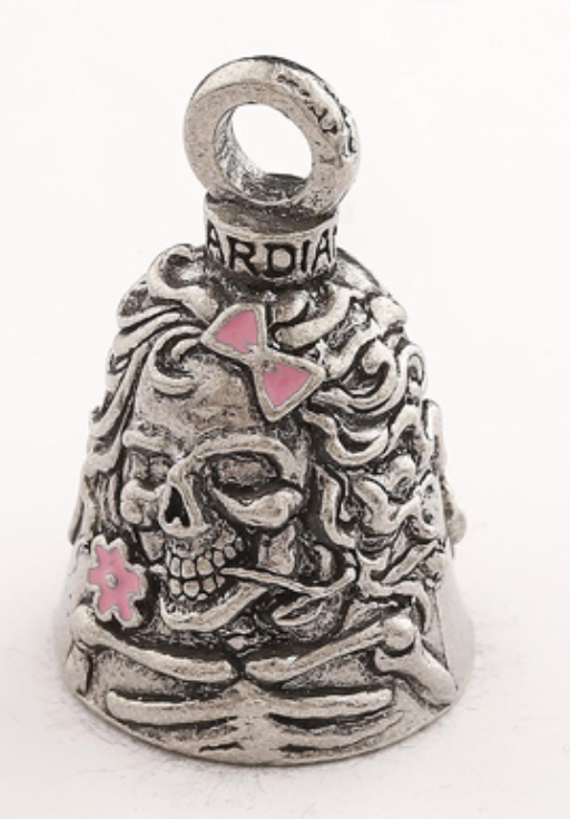 Lady Skull W Pink Guardian Bell